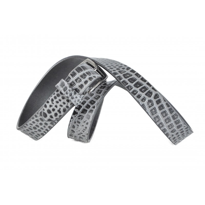 zerimar shoes Cinturon de piel grabado modelo CRYSIS Gran oferta