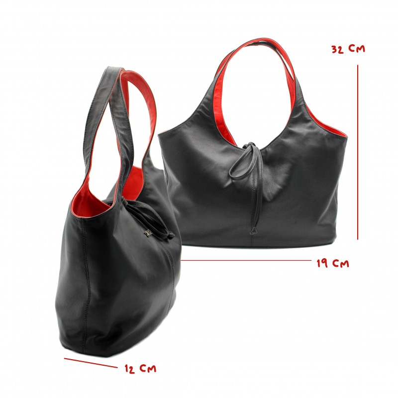 zerimar shoes Bolso reversible de piel 32x19x12 cm modelo IMPERIO Rebajas de fábrica