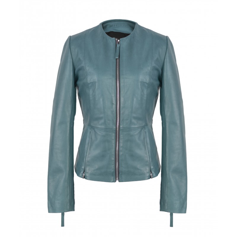 zerimar shoes Chaqueta de piel con cremalleras modelo OPEN Descuento