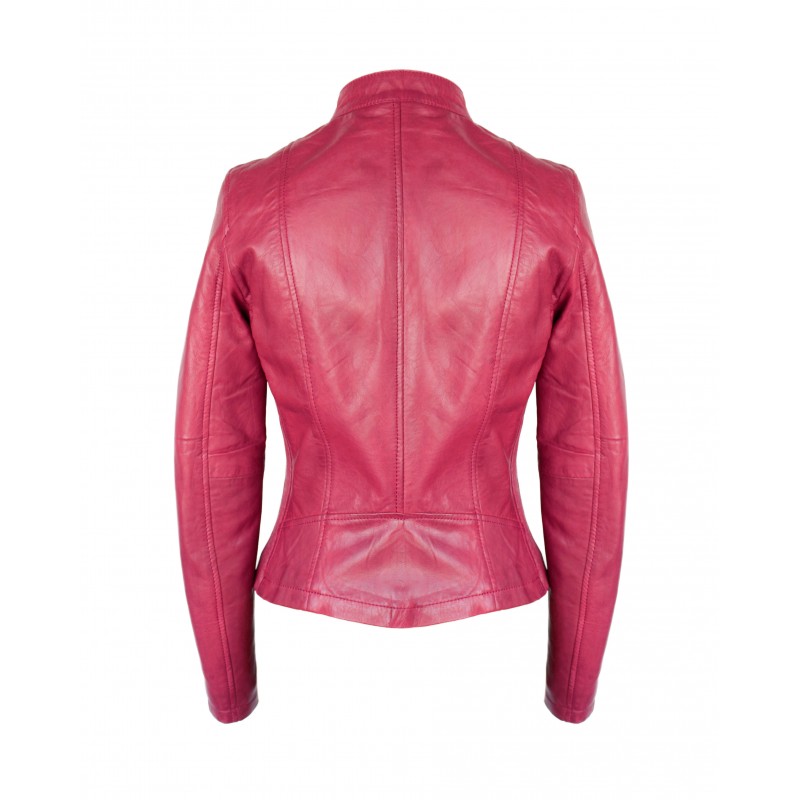 zerimar shoes Chaqueta de piel con laterales elásticos modelo OCHO Tienda