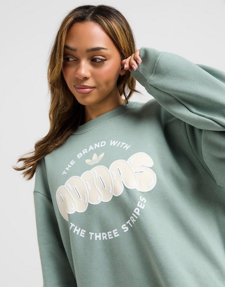 JD Sports adidas Originals Sudadera Circle Graphic Crew Liquidación