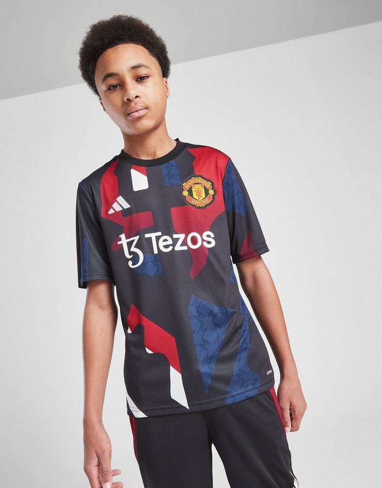 JD Sports adidas Camiseta Prematch Manchester United 24/25 Júnior Ofertas de temporada