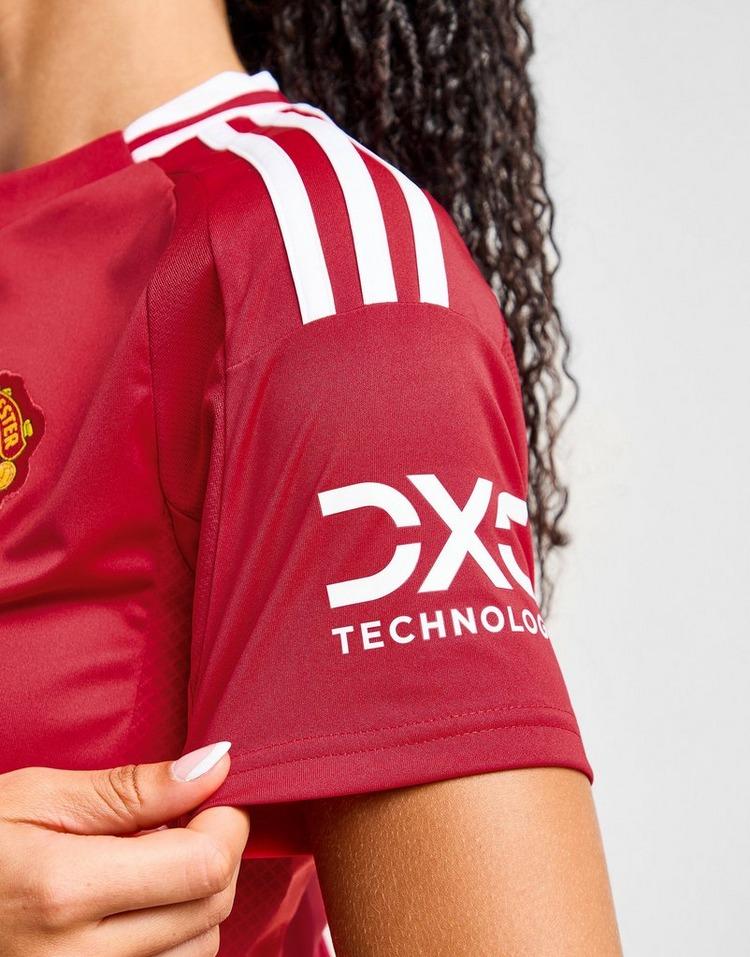 JD Sports adidas Camiseta Manchester United FC 2024/25 Primera equipación para mujer Rebajas de fin de temporada