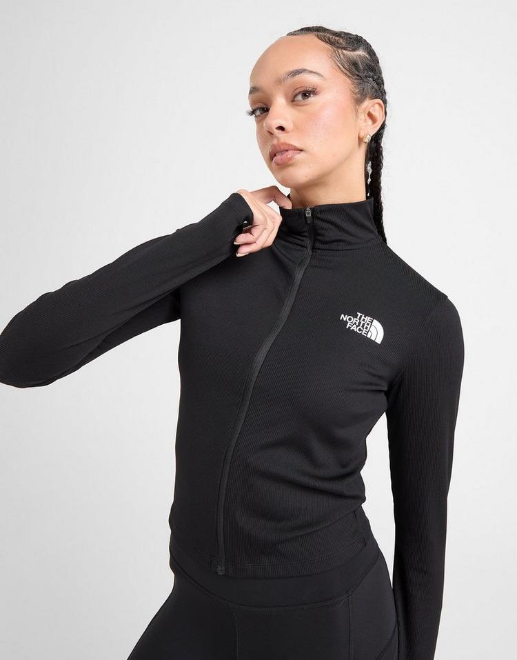 JD Sports The North Face Camiseta de manga larga Rib Zip Rebajas baratas