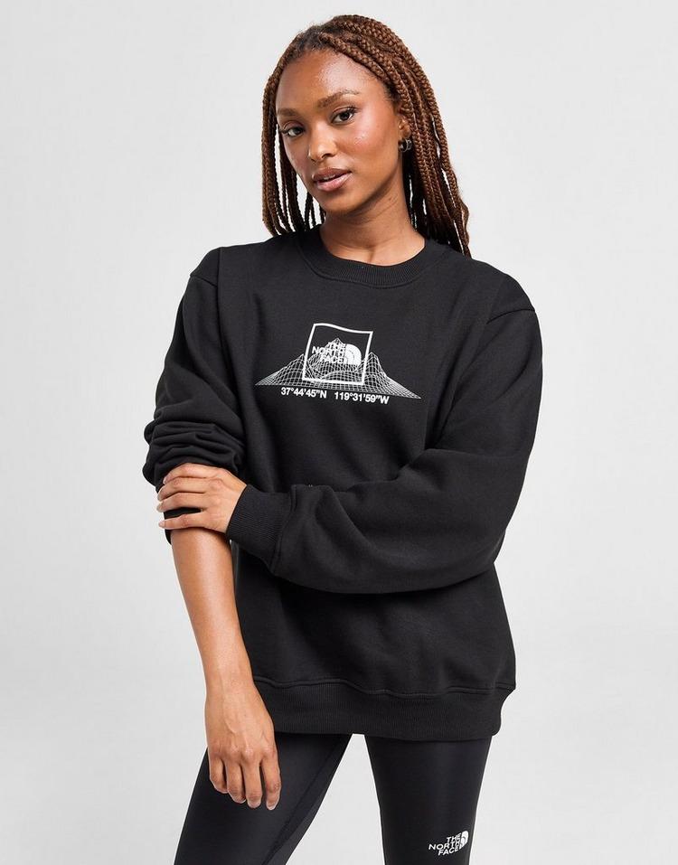 JD Sports The North Face Sudadera Mountain Box Logo Crew Envío internacional gratuito