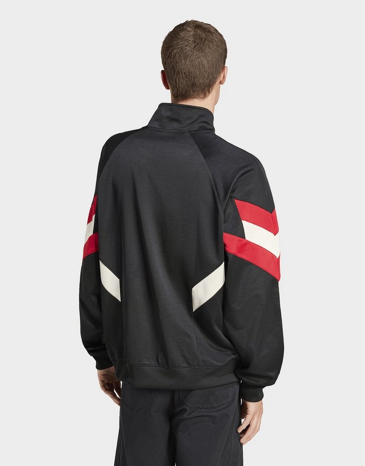 JD Sports adidas Sudadera cuello redondo Half-Zip Manchester United Originals Descuento