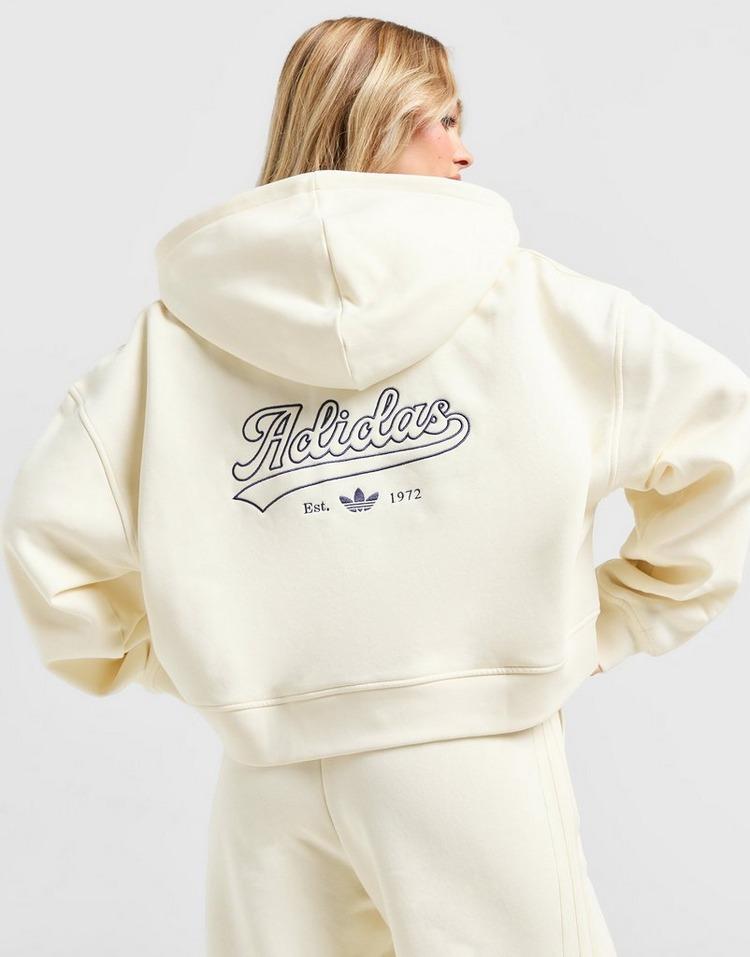JD Sports adidas Originals Sudadera con capucha Baseball Crop Zip Gran oferta