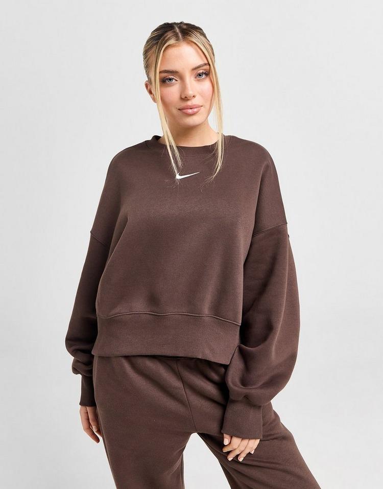 JD Sports Nike Sudadera Phoenix Oversized Crop Crew Rebajas online