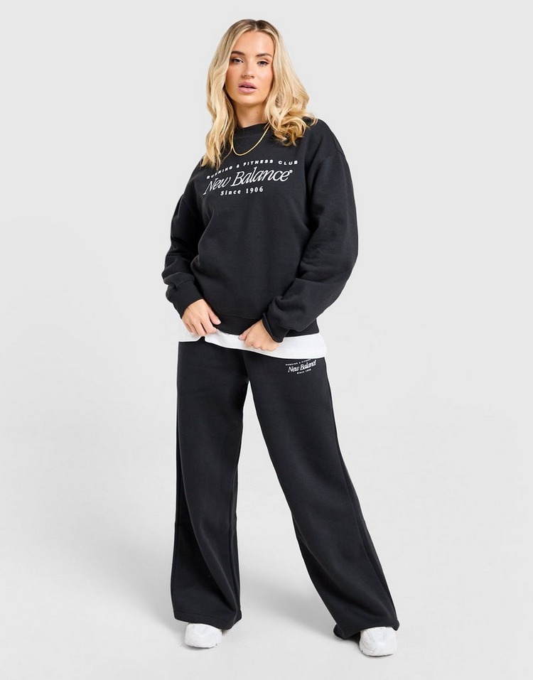 JD Sports New Balance Sudadera Script Embroidered Crew Promoción trimestral