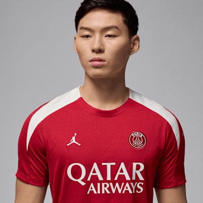 Nike Cuarta equipación París Saint-Germain StrikeCamiseta de fútbol de tejido Knit y manga corta Jordan Dri-FIT - Hombre En línea