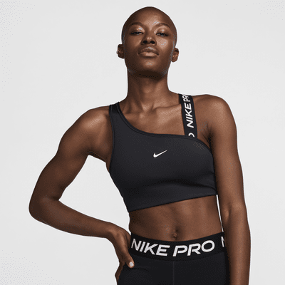 Nike Nike Pro Swoosh 2.0Sujetador deportivo de sujeción media con almohadilla - Mujer Outlet online