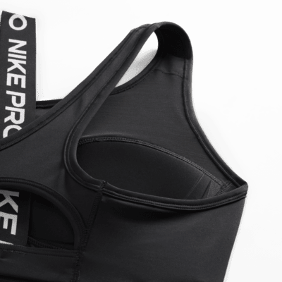 Nike Nike Pro Swoosh 2.0Sujetador deportivo de sujeción media con almohadilla - Mujer Outlet online