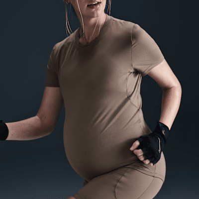 Nike Nike (M) OneCamiseta de manga corta con ajuste entallado Dri-FIT (Maternity) - Mujer Rebajas de fábrica