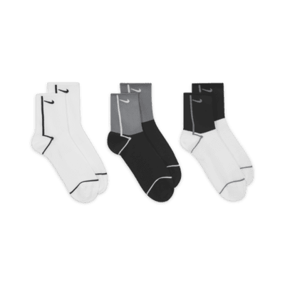 Nike Nike Everyday Plus LightweightCalcetines hasta el tobillo de entrenamiento (3 pares) - Mujer Los más vendidos