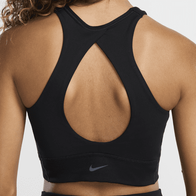 Nike Nike One TwistSujetador deportivo de sujeción ligera con forro ligero y escote alto - Mujer Descuento