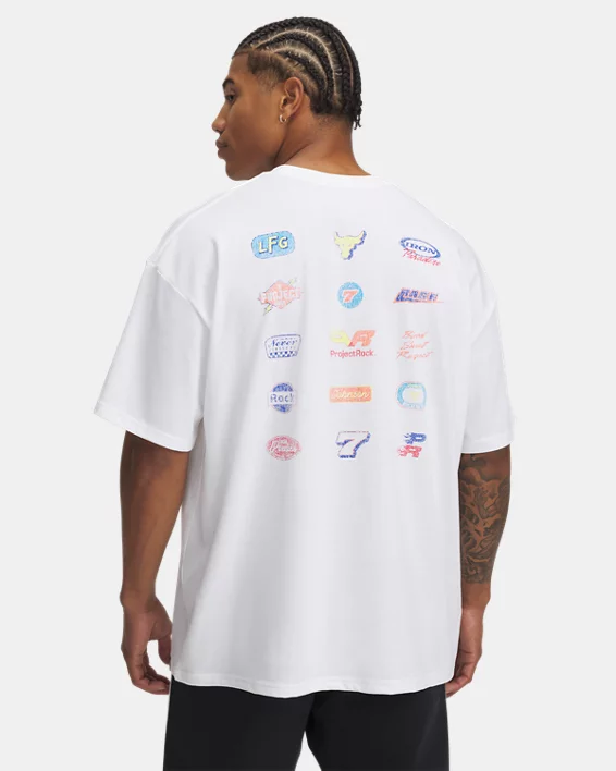 Under Armour Camiseta de manga corta Project Rock Heavyweight para hombre   Oferta especial