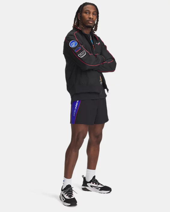 Under Armour Pantalón corto Project Rock Woven Colorblock para hombre   Envío gratis