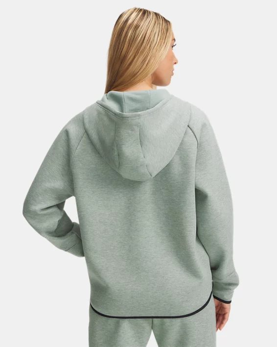 Under Armour Parte de arriba con cremallera completa UA Unstoppable Fleece para mujer   Oferta especial
