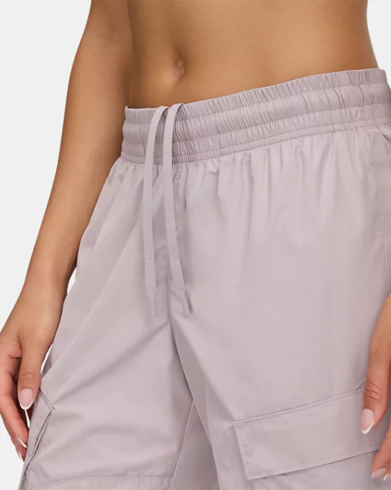 Under Armour Pantalón UA Unstoppable Woven Sheen Cargo para mujer   Ahorra y exporta