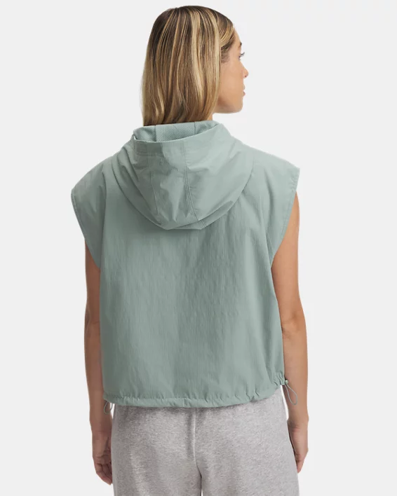 Under Armour Sudadera con capucha sin mangas UA Unstoppable Utility para mujer   Precios de Black Friday