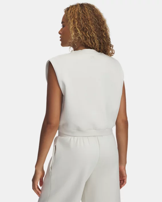 Under Armour Parte de arriba sin mangas UA Unstoppable Fleece para mujer   Descuentos del mes