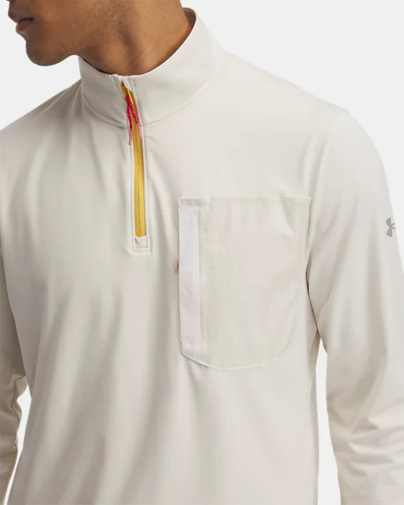 Under Armour Sudadera con cremallera de ¼ UA Launch Trail para hombre   Ofertas de temporada