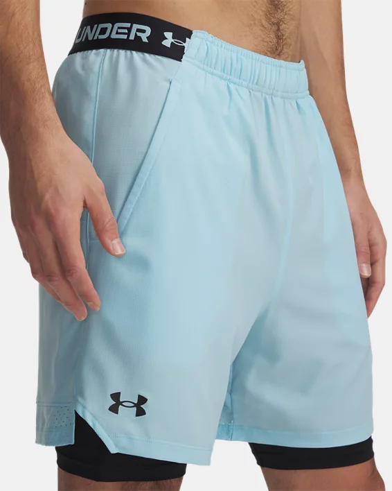 Under Armour Pantalón corto UA Vanish Woven 2-in-1 para hombre   Precios de Black Friday