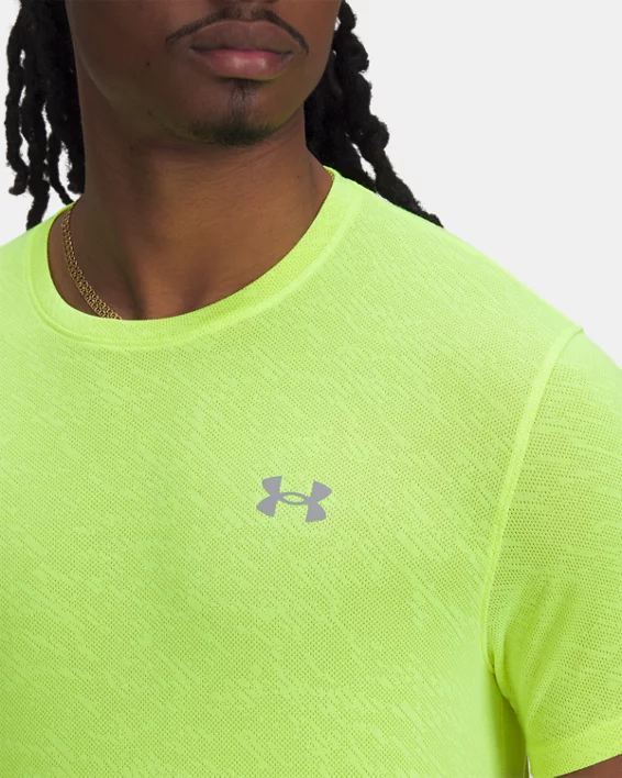 Under Armour Camiseta de manga corta UA Launch Camo para hombre   Rebajas online