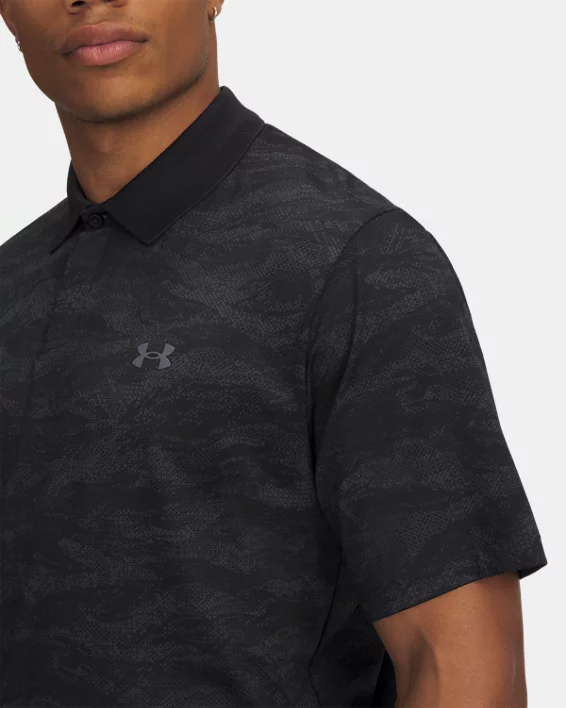 Under Armour Polo con estampado UA Drive Chill para hombre   Oferta especial