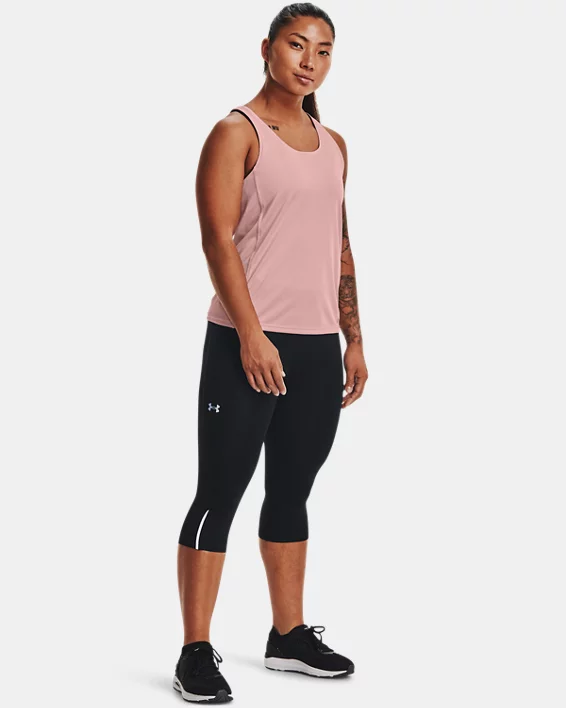 Under Armour Pantalón pirata UA Launch para mujer   Gran oferta