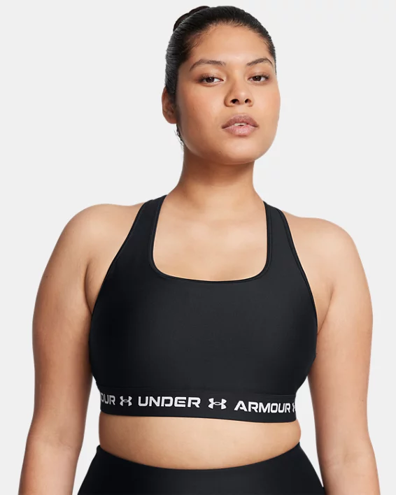 Under Armour Sujetador deportivo de sujeción media y espalda cruzada Armour® para mujer   Tienda