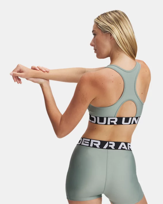 Under Armour Sujetador deportivo HeatGear® Armour Mid Branded para mujer   Envío gratis