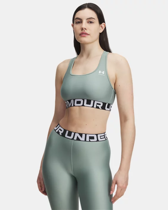 Under Armour Sujetador deportivo HeatGear® Armour Mid Branded para mujer   Envío gratis
