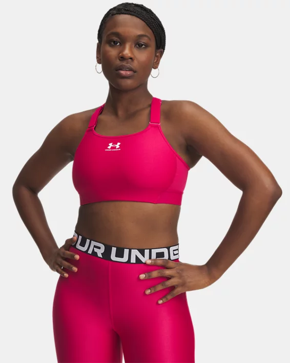 Under Armour Sujetador deportivo de sujeción alta HeatGear® Armour para mujer   Últimos 2 días