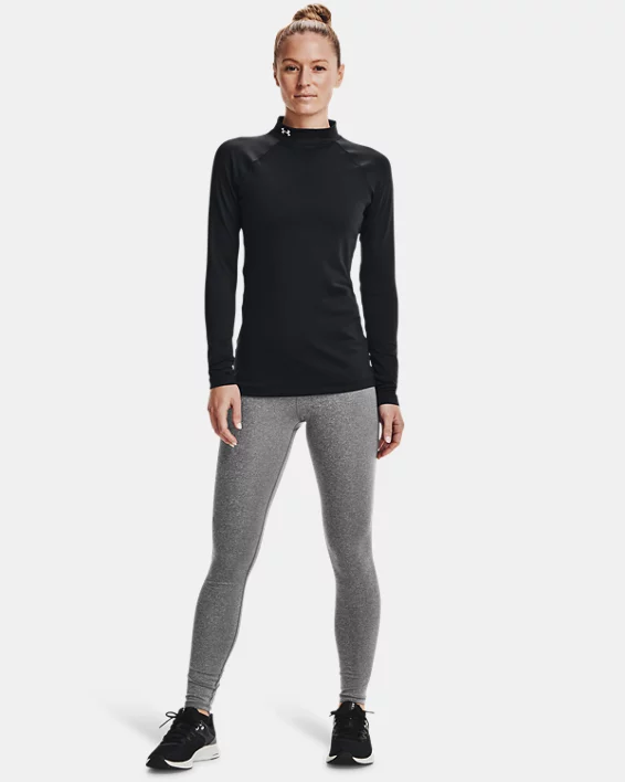 Under Armour Camiseta de manga larga y cuello alto ColdGear® para mujer   Superdescuento