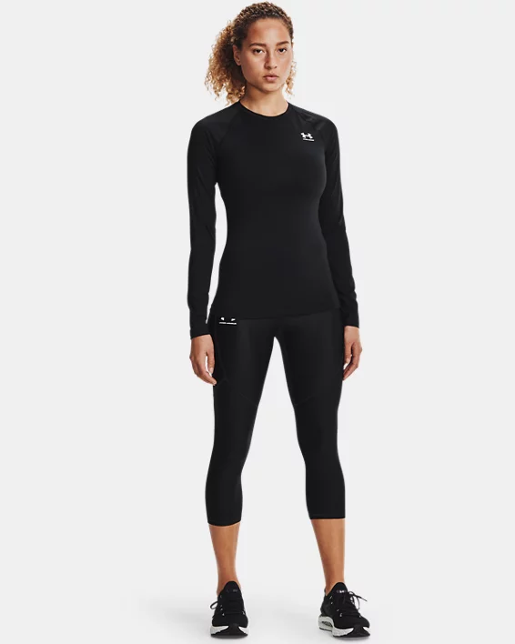 Under Armour Camiseta de manga larga de compresión HeatGear® para mujer   Tienda de fábrica