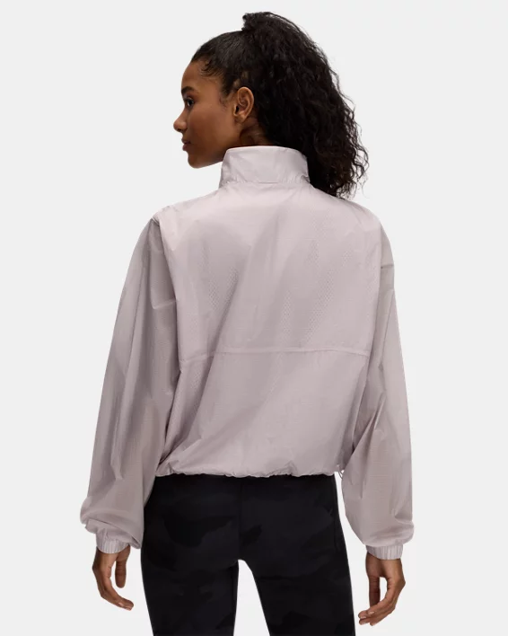 Under Armour Anorak con media cremallera UA Rival Woven para mujer   Promoción por tiempo limitado