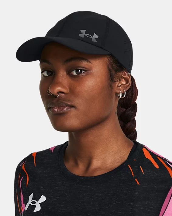 Under Armour Gorra ajustable UA Launch para mujer   Último día