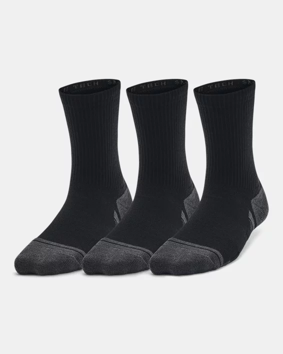 Under Armour Calcetines largos UA Performance Tech para niño/a - Paquete de 3  