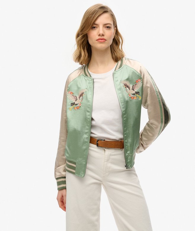 superdry Cazadora bómber con bordado de Suikajan Envío internacional gratuito