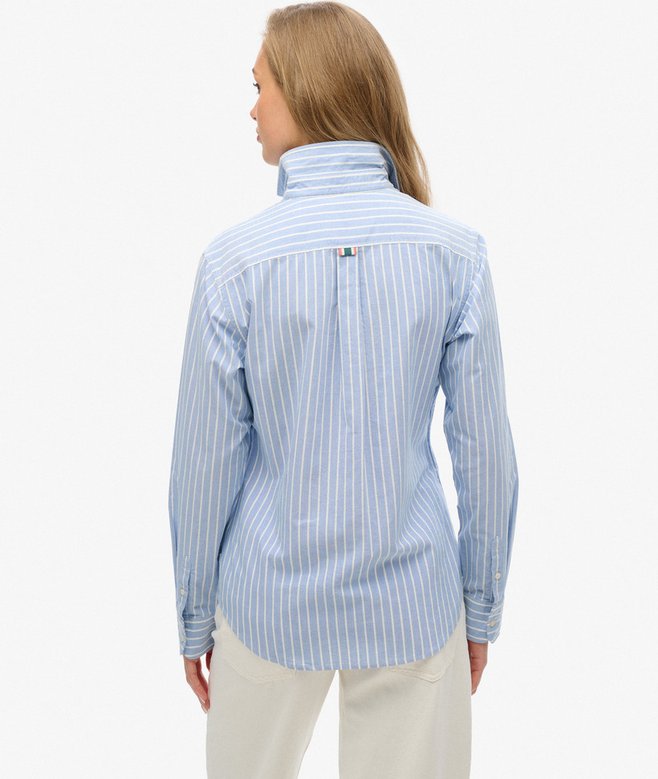superdry Camisa Oxford de corte ajustado y manga larga Libre de impuestos