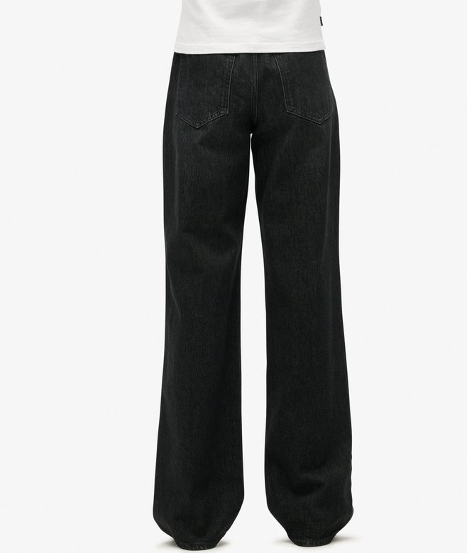 superdry Vaqueros de algodón orgánico con pernera ancha Oferta exclusiva