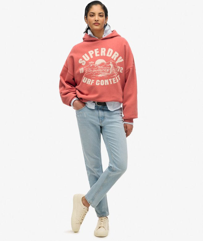 superdry Sudadera extragrande con capucha Lo-fi Outdoor Última moda