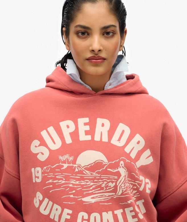 superdry Sudadera extragrande con capucha Lo-fi Outdoor Última moda