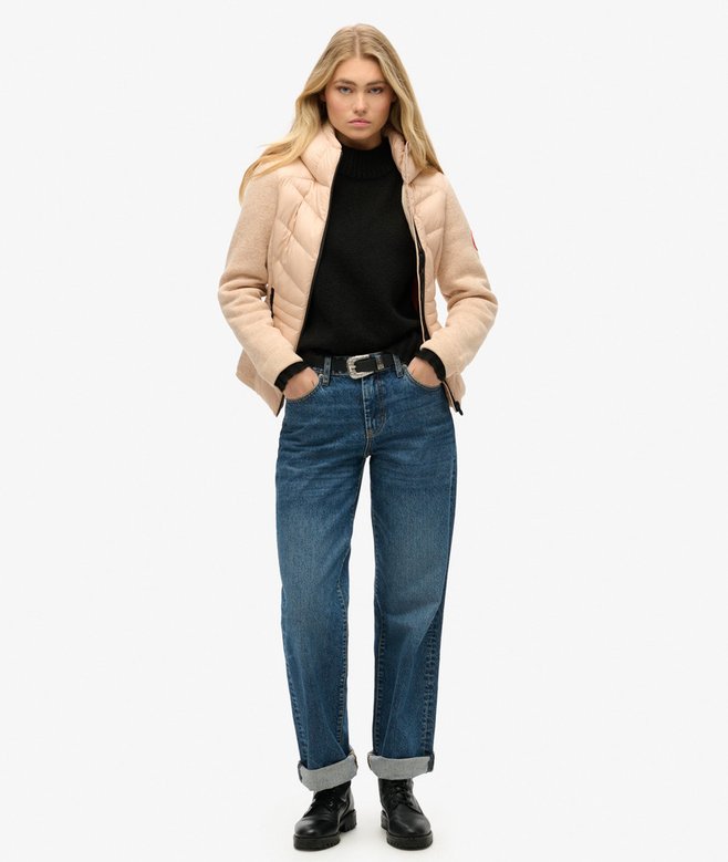 superdry Cazadora híbrida de punto con capucha Storm Ofertas especiales