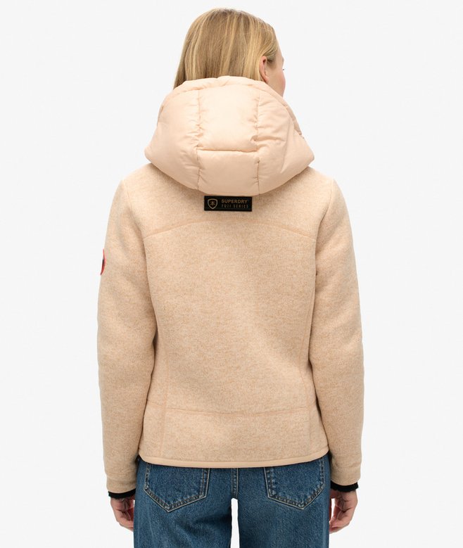 superdry Cazadora híbrida de punto con capucha Storm Ofertas especiales