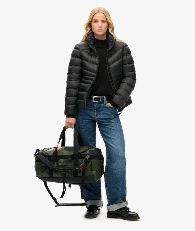 superdry Bolsa cilíndrica de lona Rebajas de fin de temporada