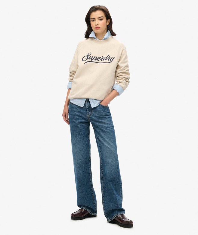 superdry Jersey de espiguilla de cuello redondo Country Club Outlet