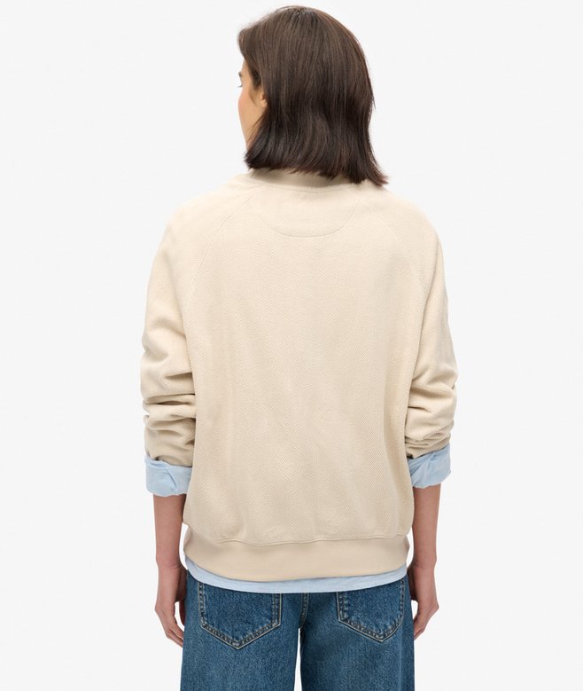 superdry Jersey de espiguilla de cuello redondo Country Club Outlet