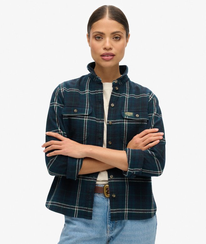 superdry Camisa de leñador de franela a cuadros Outlet online